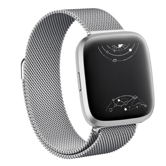 Inlux Roestvrijstalen Bandje Voor Fitbit Versa