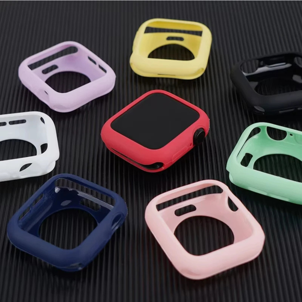 Genus Bumper Soft Silicone Apple Watch Case - Astra Strap