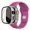 Harena Silicone Sport Bandje Met Glazen Case Voor Series Ultra