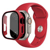 Harena Silicone Sport Bandje Met Glazen Case Voor Series Ultra