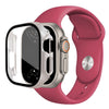 Harena Silicone Sport Bandje Met Glazen Case Voor Series Ultra