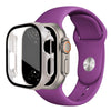 Harena Silicone Sport Bandje Met Glazen Case Voor Series Ultra
