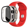 Harena Silicone Sport Bandje Met Glazen Case Voor Series Ultra