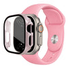 Harena Silicone Sport Bandje Met Glazen Case Voor Series Ultra