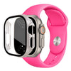 Harena Silicone Sport Bandje Met Glazen Case Voor Series Ultra