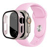 Harena Silicone Sport Bandje Met Glazen Case Voor Series Ultra