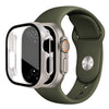 Harena Silicone Sport Bandje Met Glazen Case Voor Series Ultra