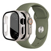 Harena Silicone Sport Bandje Met Glazen Case Voor Series Ultra