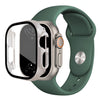 Harena Silicone Sport Bandje Met Glazen Case Voor Series Ultra