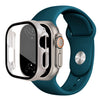 Harena Silicone Sport Bandje Met Glazen Case Voor Series Ultra