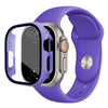 Harena Silicone Sport Bandje Met Glazen Case Voor Series Ultra