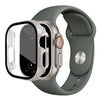 Harena Silicone Sport Bandje Met Glazen Case Voor Series Ultra