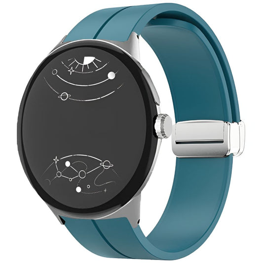 Nemoris Silicone Magnetisch Sport Bandje Voor Google Pixel Watch