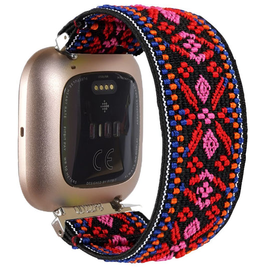 Ostium Bohemia Elastisch Nylon Fitbit Versa Bandje