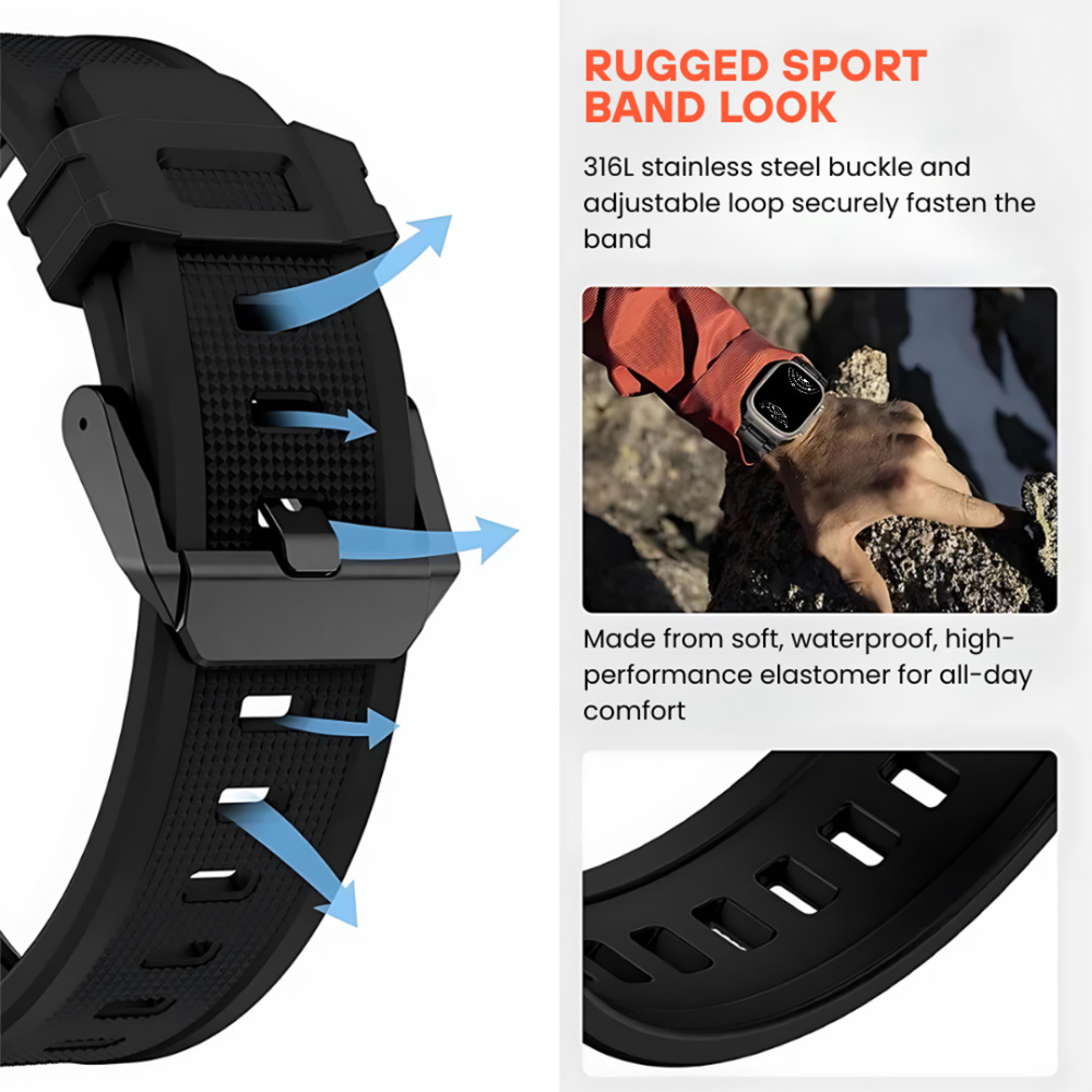 Mollis Silicone Sports Band - Astra Strap
