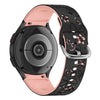 Bene Gegraveerd Bloemen Silicone Galaxy Bandje