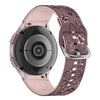 Bene Gegraveerd Bloemen Silicone Galaxy Bandje