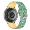 Bene Gegraveerd Bloemen Silicone Galaxy Bandje