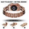 Carpe Luxe Stalen Leren Bandje + Case