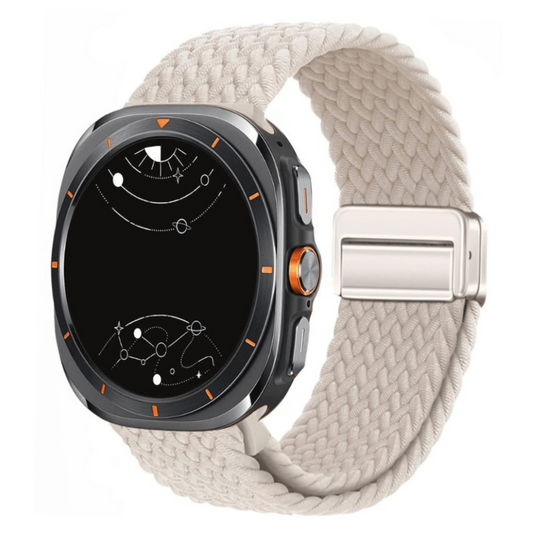 Ceno Magnetische Gevlochten Nylon Loop Bandje Voor Galaxy Watch Ultra