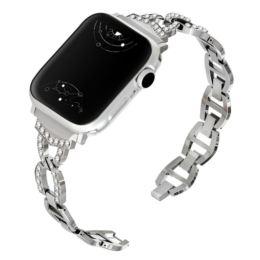 Decorus Slim Diamond Stainless Steel Band - Astra Straps