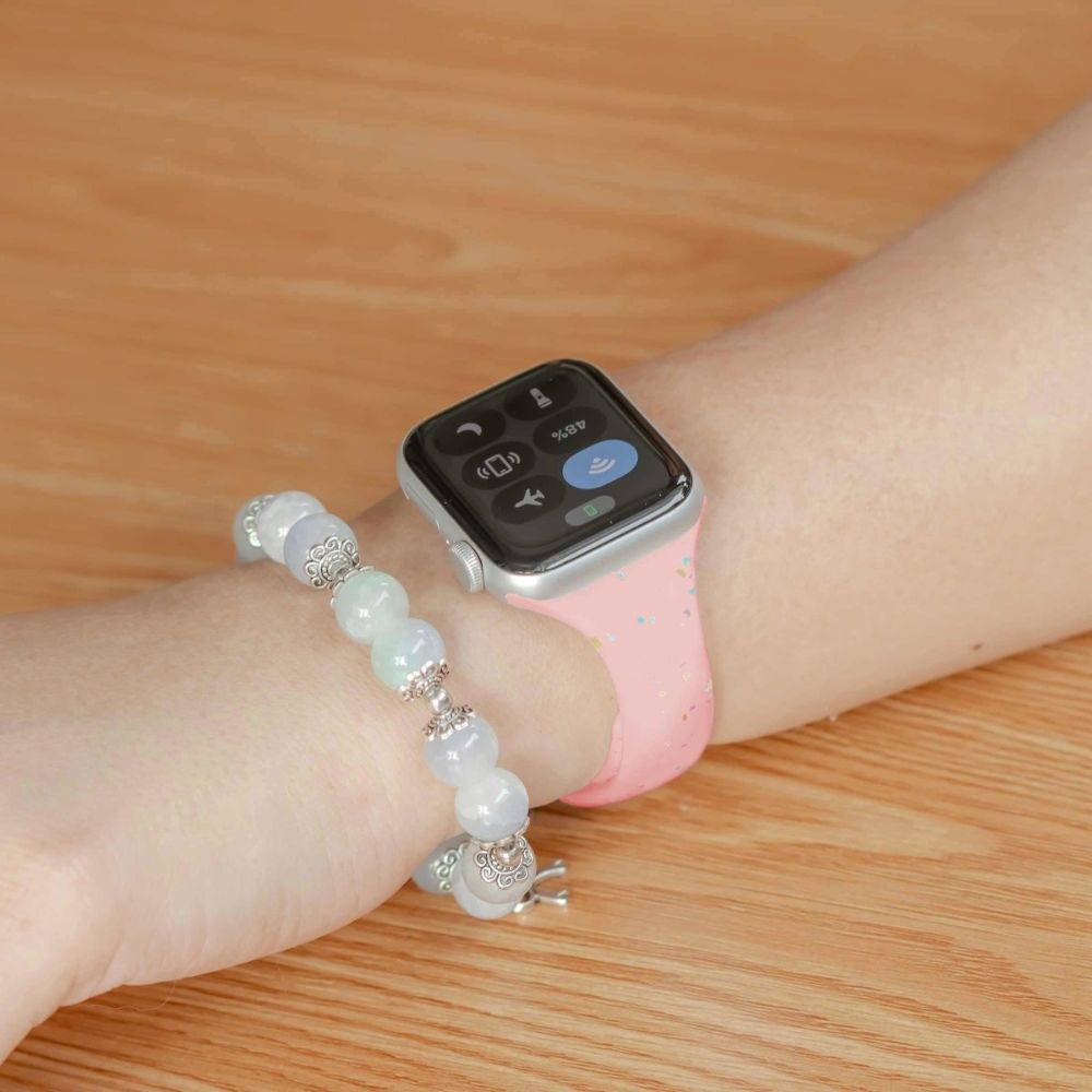 Demitto Slim Bedrukt Silicone Bandje - Astra Straps