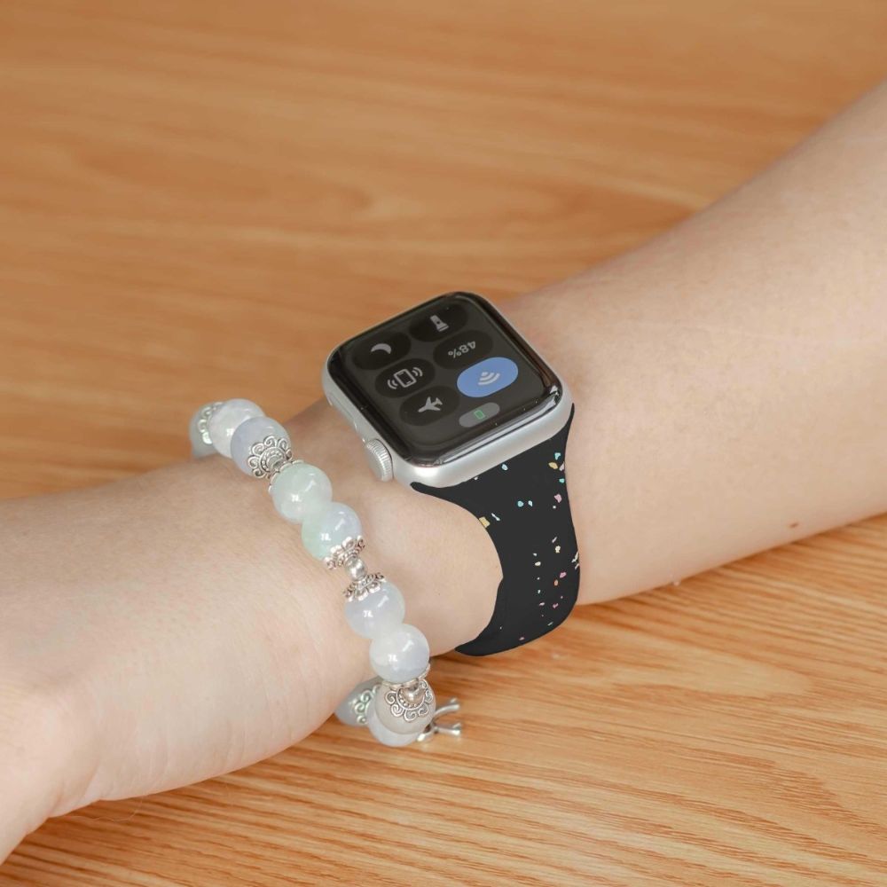 Demitto Slim Bedrukt Silicone Bandje - Astra Straps