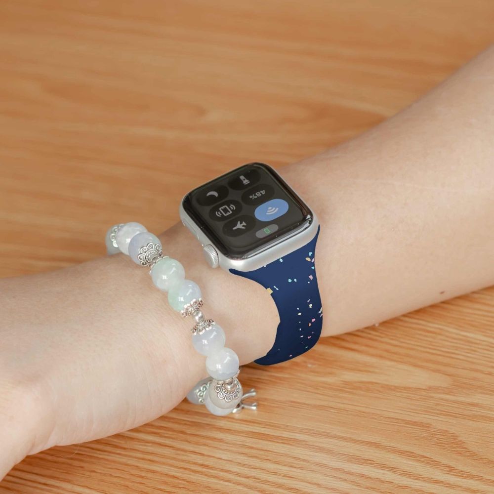 Demitto Slim Bedrukt Silicone Bandje - Astra Straps