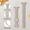 Demitto Slim Bedrukt Silicone Bandje - Astra Straps