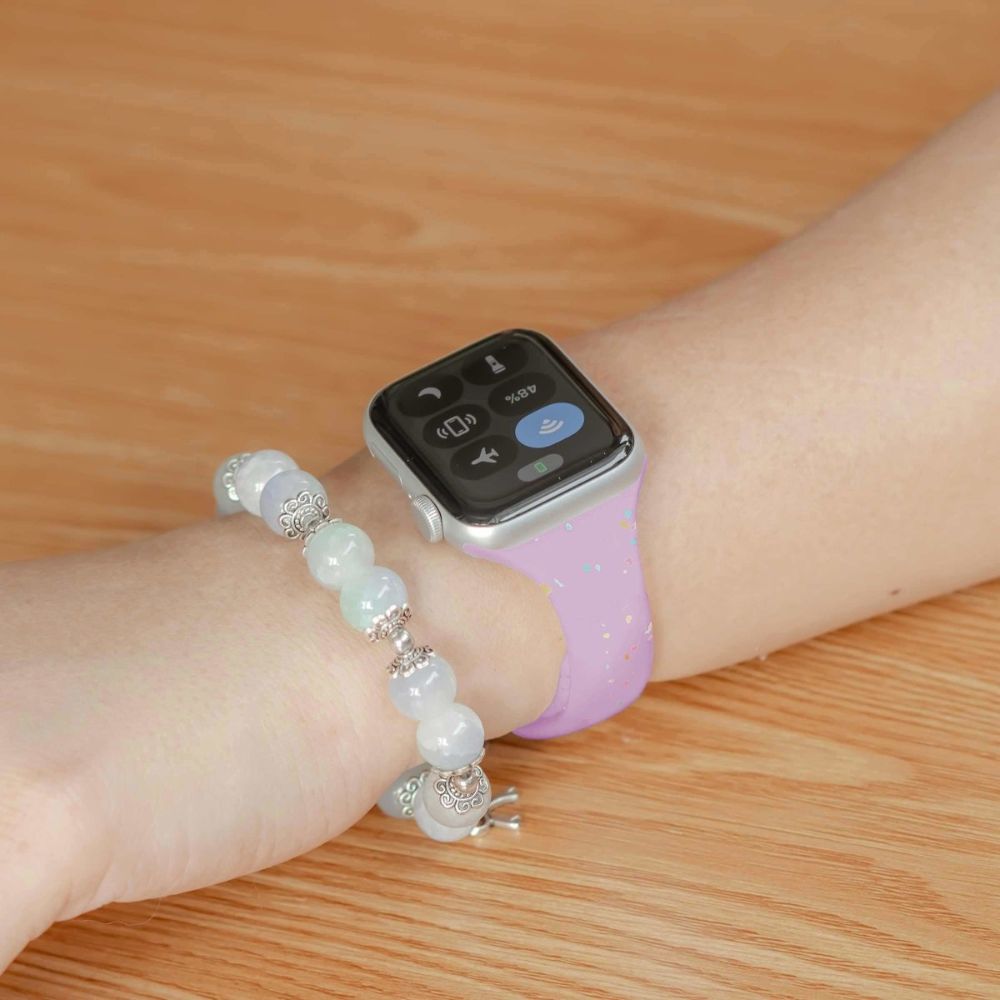 Demitto Slim Bedrukt Silicone Bandje - Astra Straps
