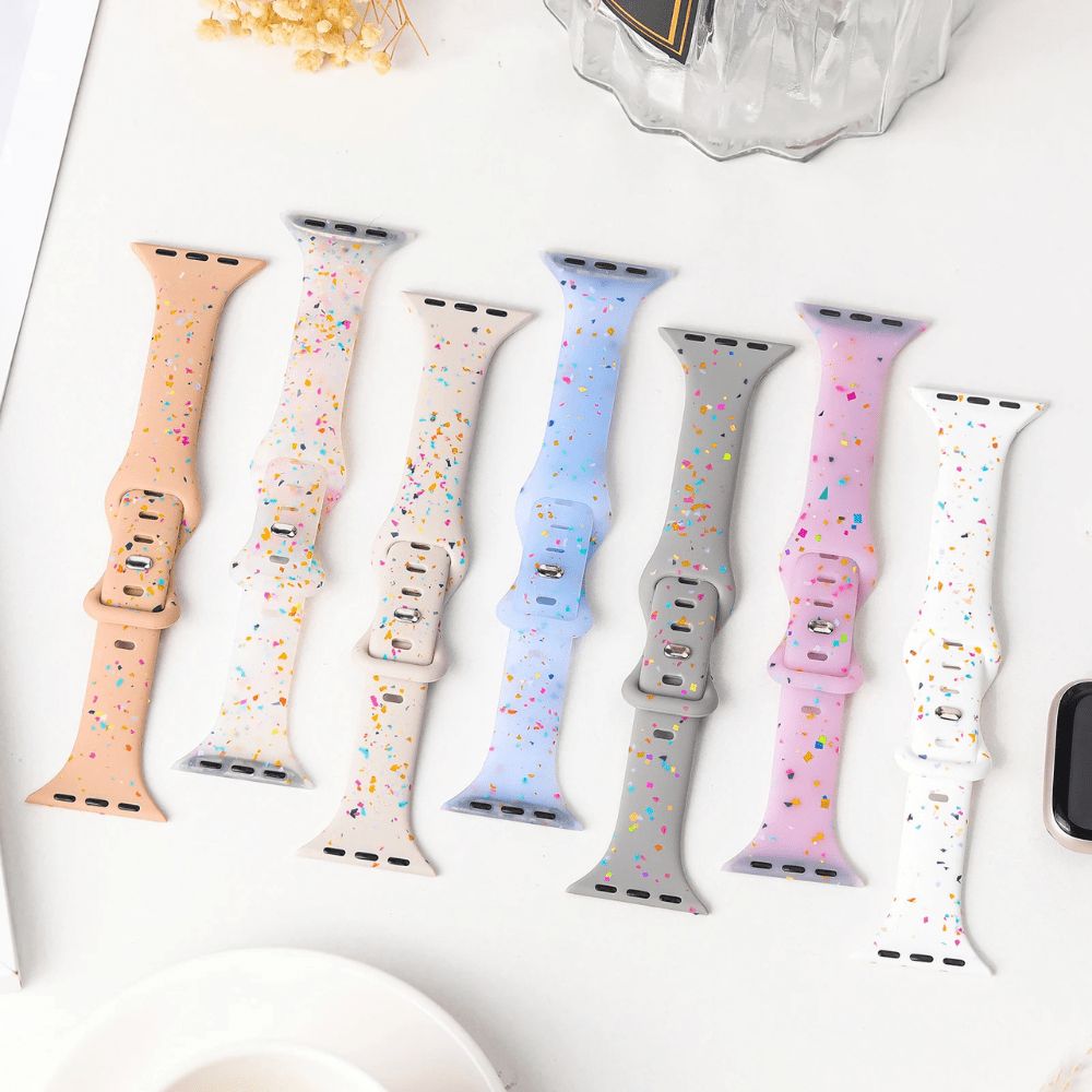 Demitto Slim Bedrukt Silicone Bandje - Astra Straps