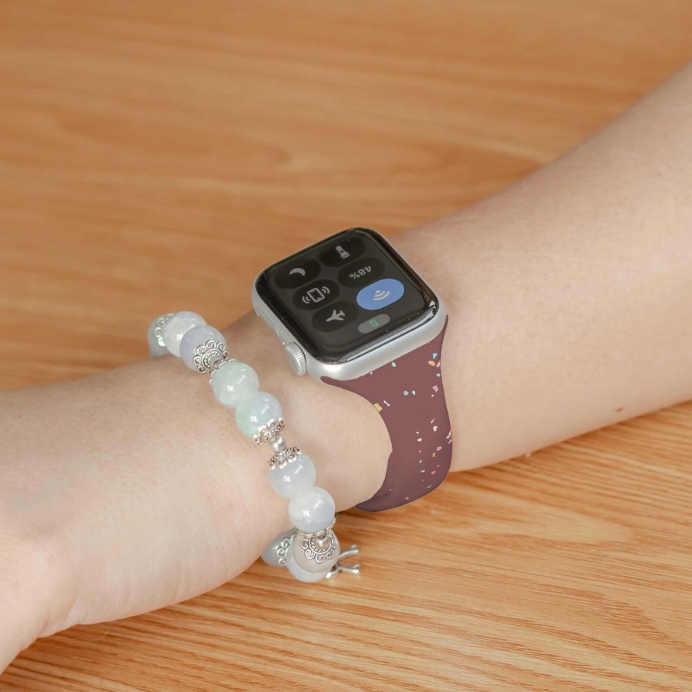 Demitto Slim Bedrukt Silicone Bandje - Astra Straps