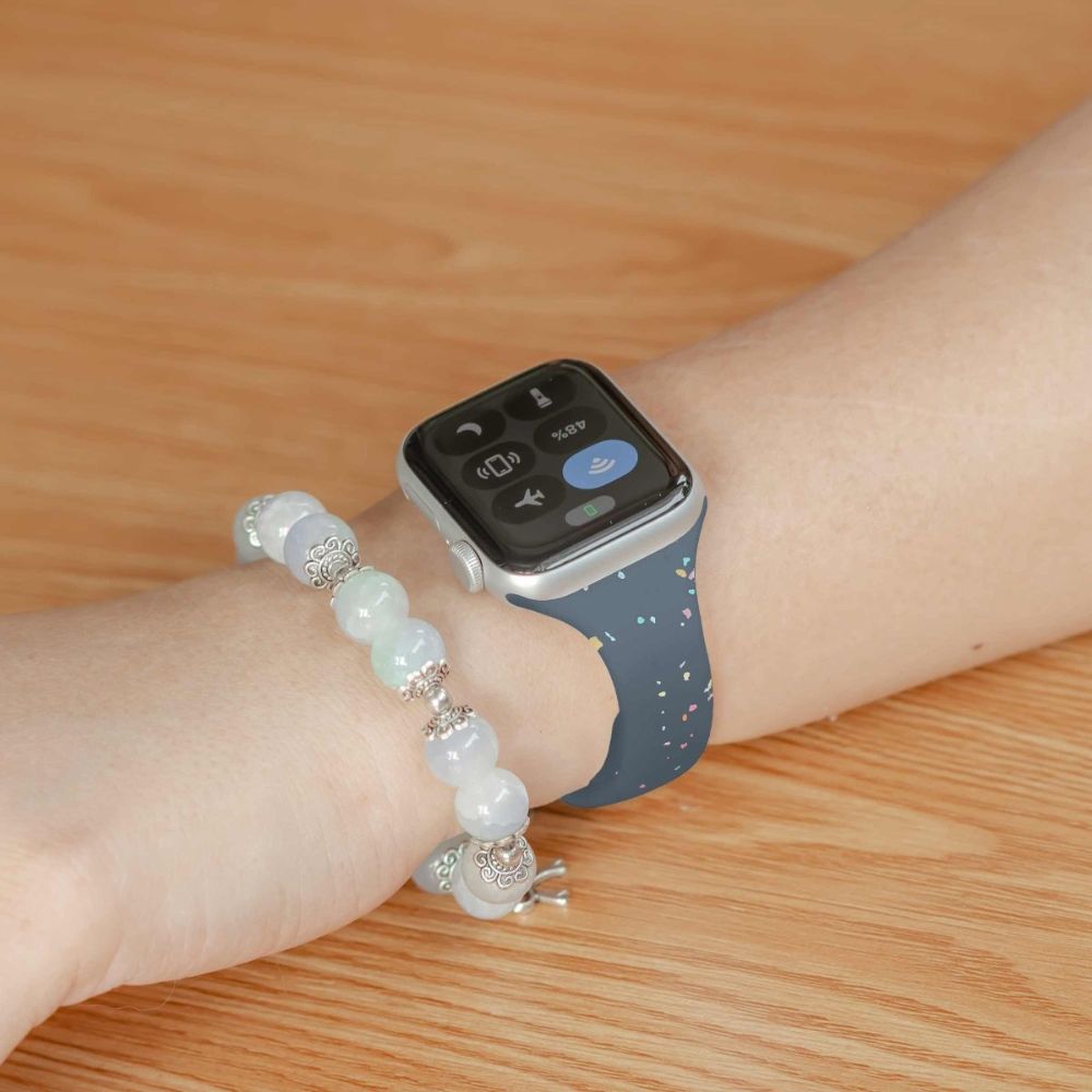Demitto Slim Bedrukt Silicone Bandje - Astra Straps