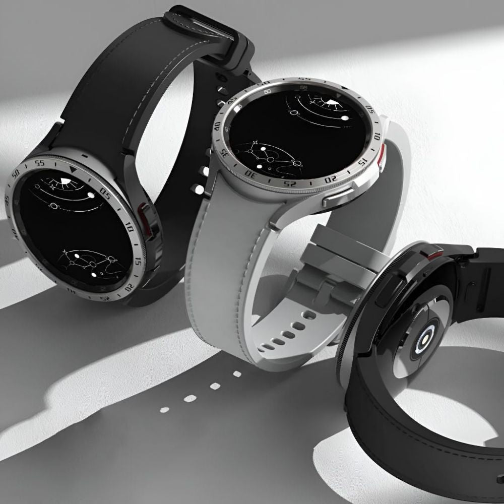 Deus 3-in-1 Bumper Bescherming Voor Samsung Galaxy Watch - Astra Straps