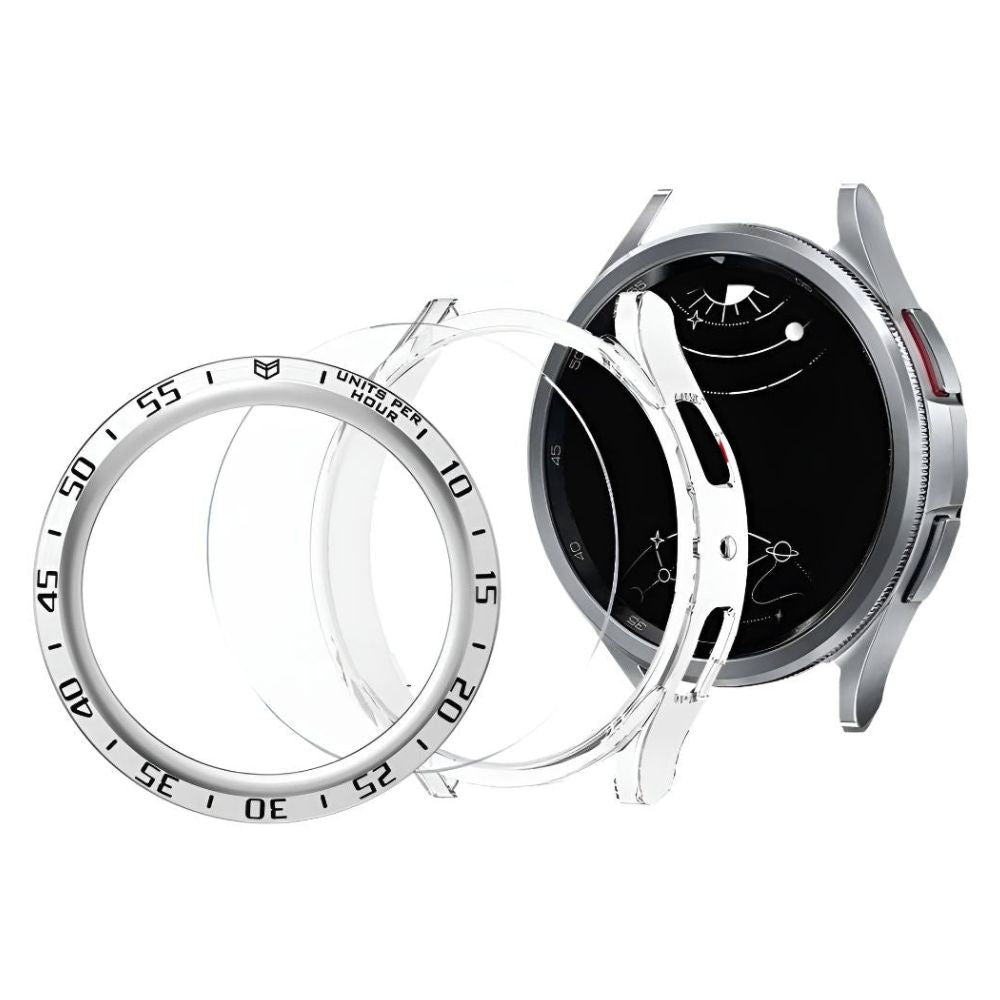 Deus 3-in-1 Bumper Bescherming Voor Samsung Galaxy Watch - Astra Straps