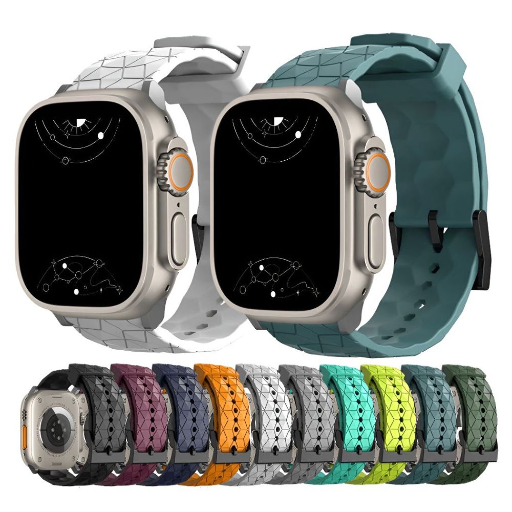 Devenio Voetbalpatroon Silicone Sport Bandje - Astra Straps