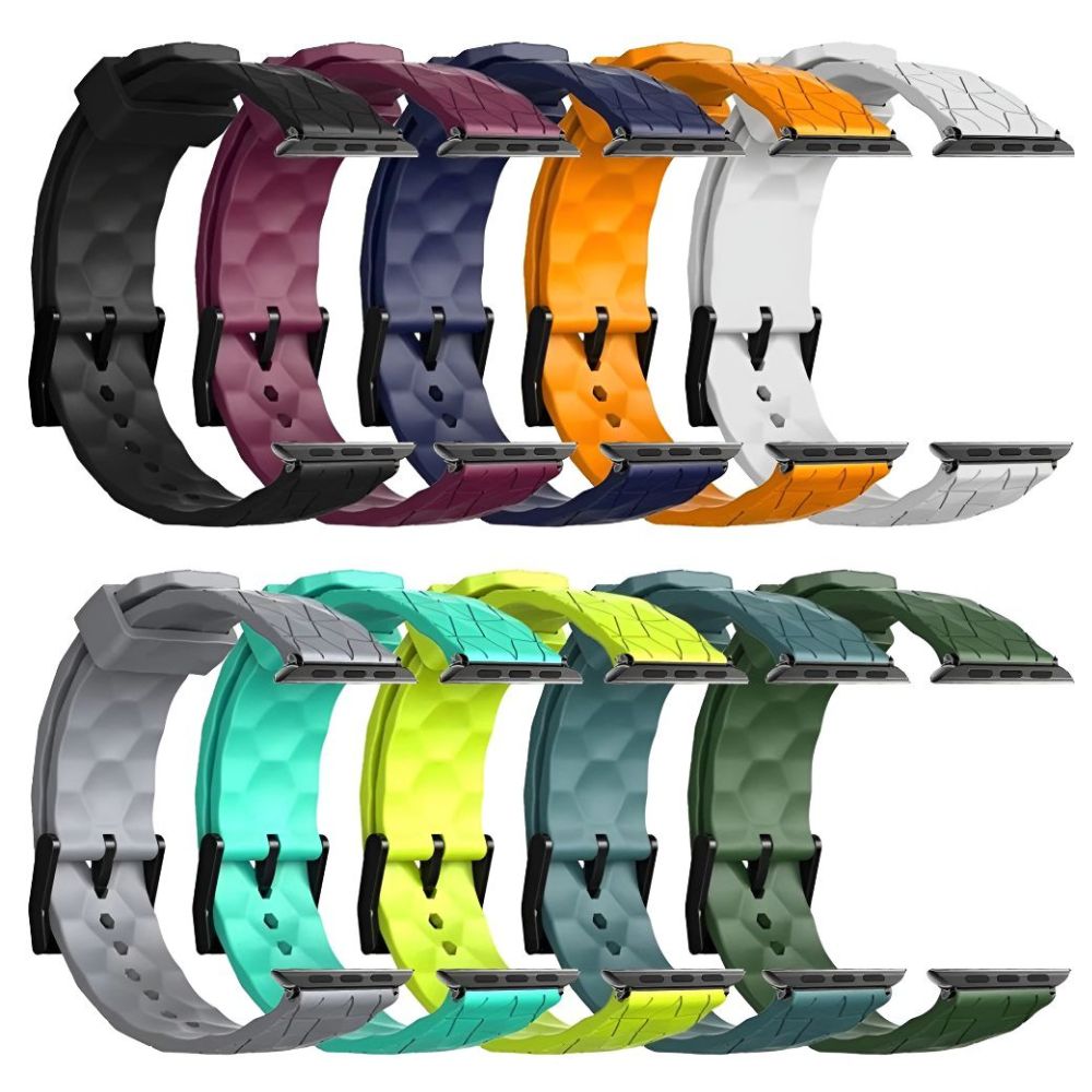 Devenio Voetbalpatroon Silicone Sport Bandje - Astra Straps