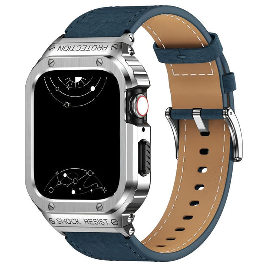 Fumi Genuine Leather Band With Metal Case - Astra Straps