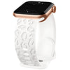 Metior Silicone Band With Engraved Leopard Pattern - Astra Straps