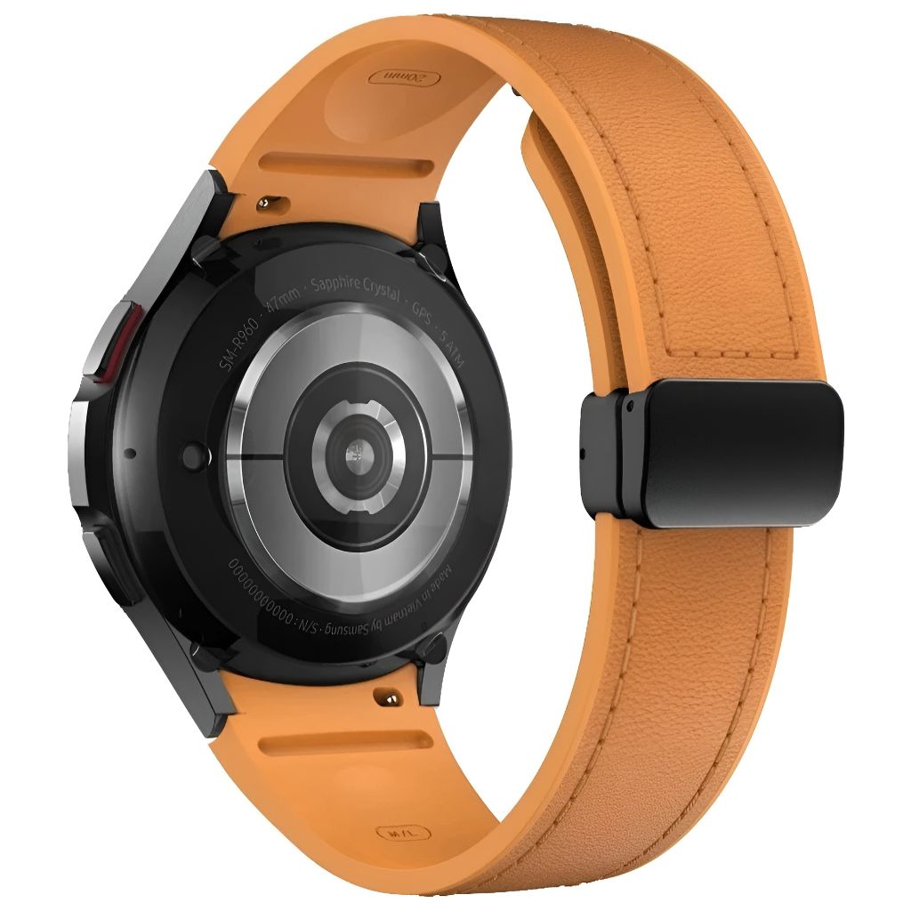 Plurimi Genuine Leather And Silicone Galaxy Band - Astra Straps