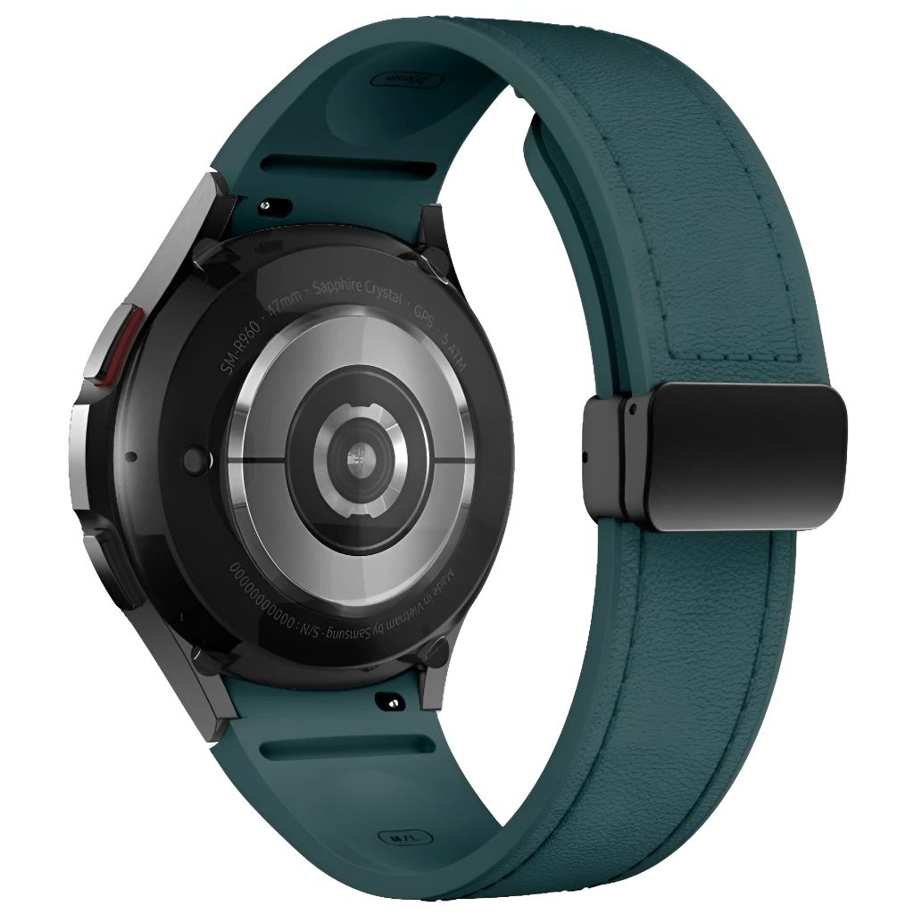 Plurimi Genuine Leather And Silicone Galaxy Band - Astra Straps