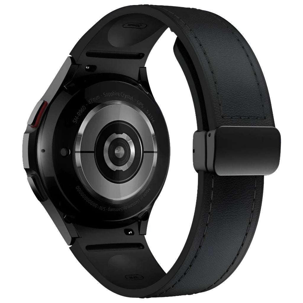 Plurimi Genuine Leather And Silicone Galaxy Band - Astra Straps