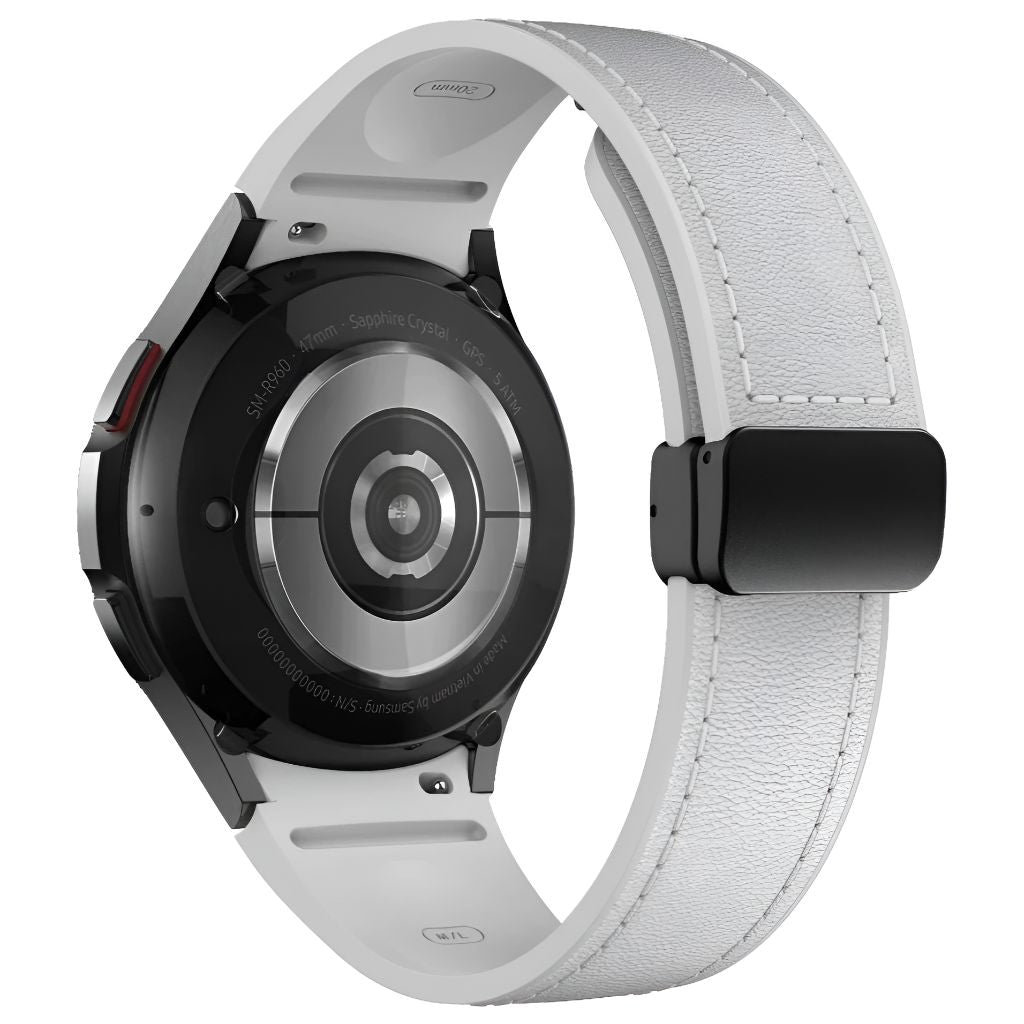 Plurimi Genuine Leather And Silicone Galaxy Band - Astra Straps