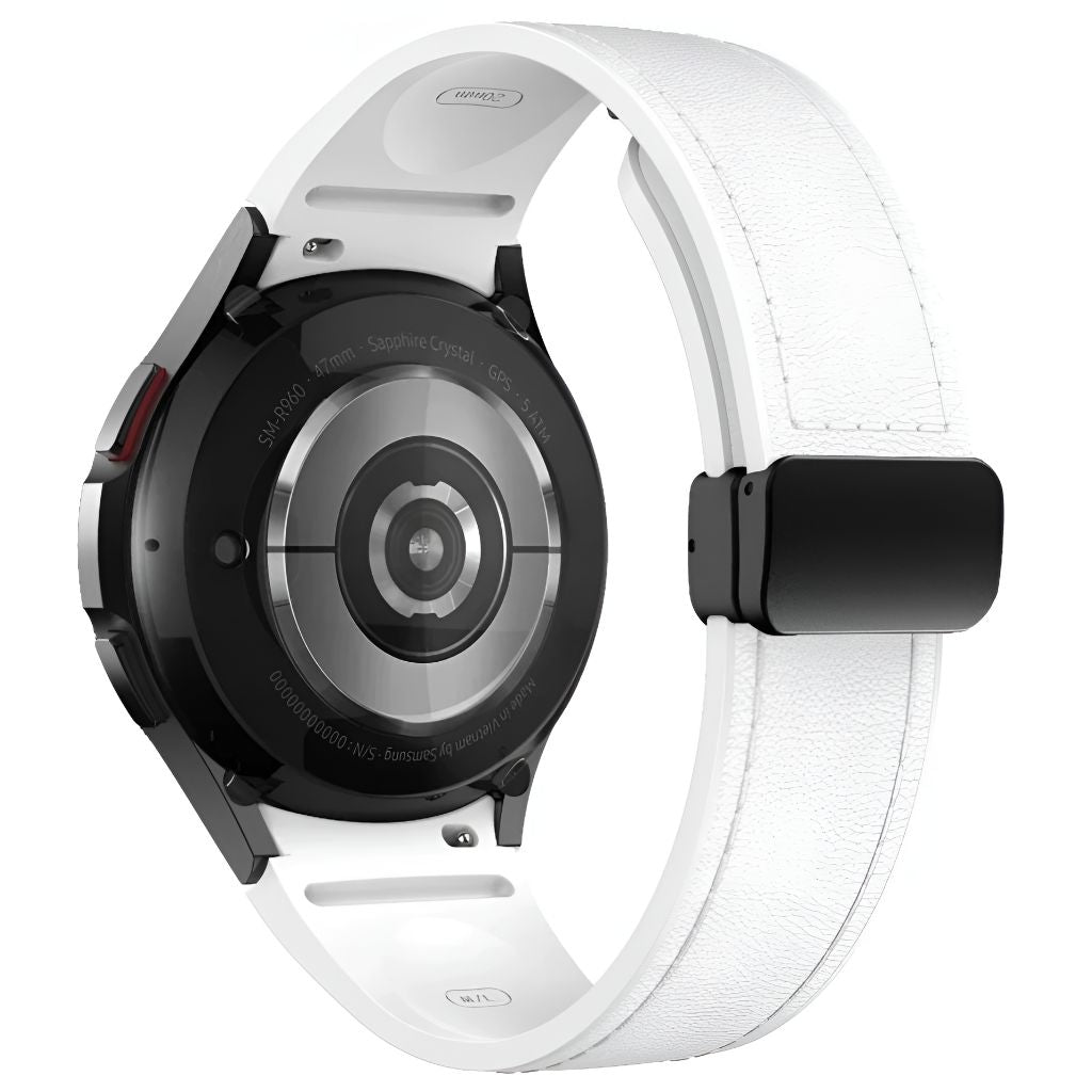 Plurimi Genuine Leather And Silicone Galaxy Band - Astra Straps