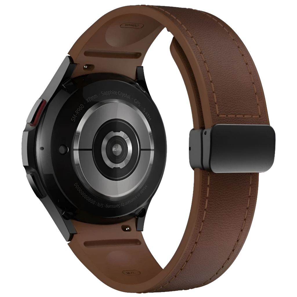 Plurimi Genuine Leather And Silicone Galaxy Band - Astra Straps