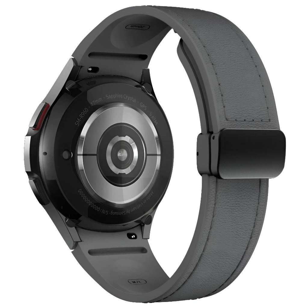 Plurimi Genuine Leather And Silicone Galaxy Band - Astra Straps