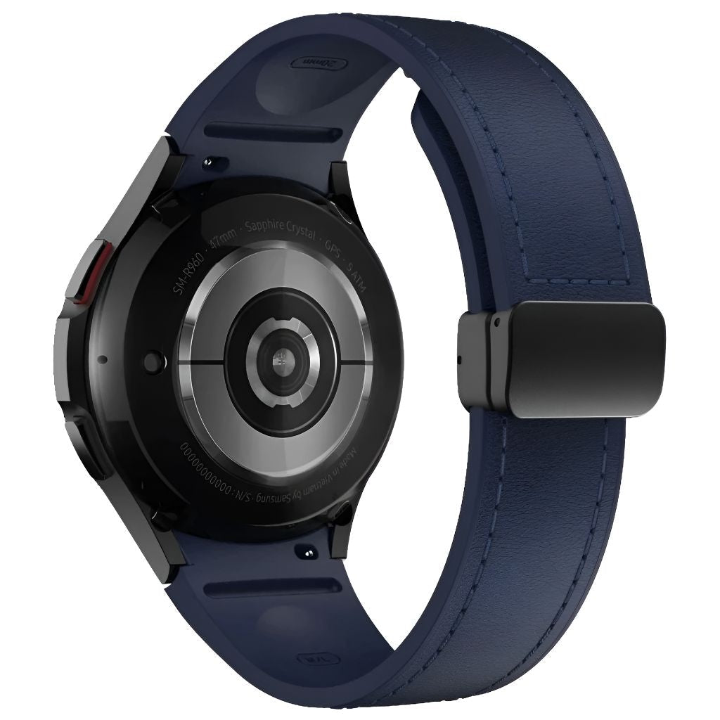 Plurimi Genuine Leather And Silicone Galaxy Band - Astra Straps